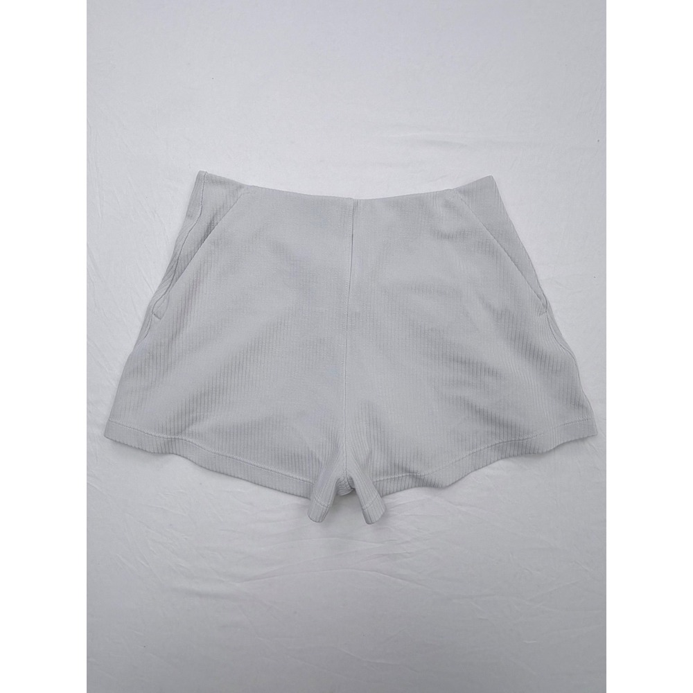 Lululemon Ribbed Softstreme High-Rise Short 2" Bone Size 4 - Picture 7 of 14